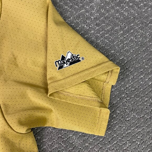 Vintage Boston Red Sox Jersey Men's XXL Gold Majestic Made in USA Alternate - Picture 6 of 13